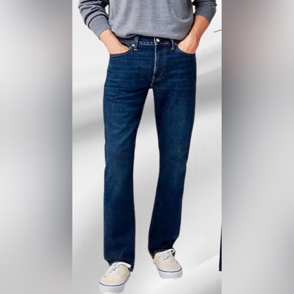J.Crew 1040 Athletic Tailored Fit Narrow Tapered Leg Men's Denim Jeans, W35 L32 - Picture 1 of 11